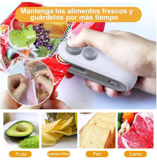 Mini Selladora De Bolsas Recargable ( 2x19.990)