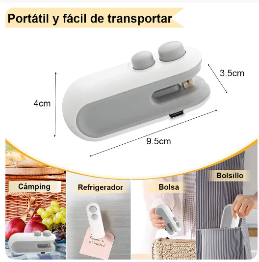 Mini Selladora De Bolsas Recargable ( 2x19.990)