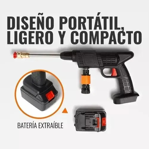 PISTOLA DE LAVADO DE AUTO DE ALTA PRESION 48 V