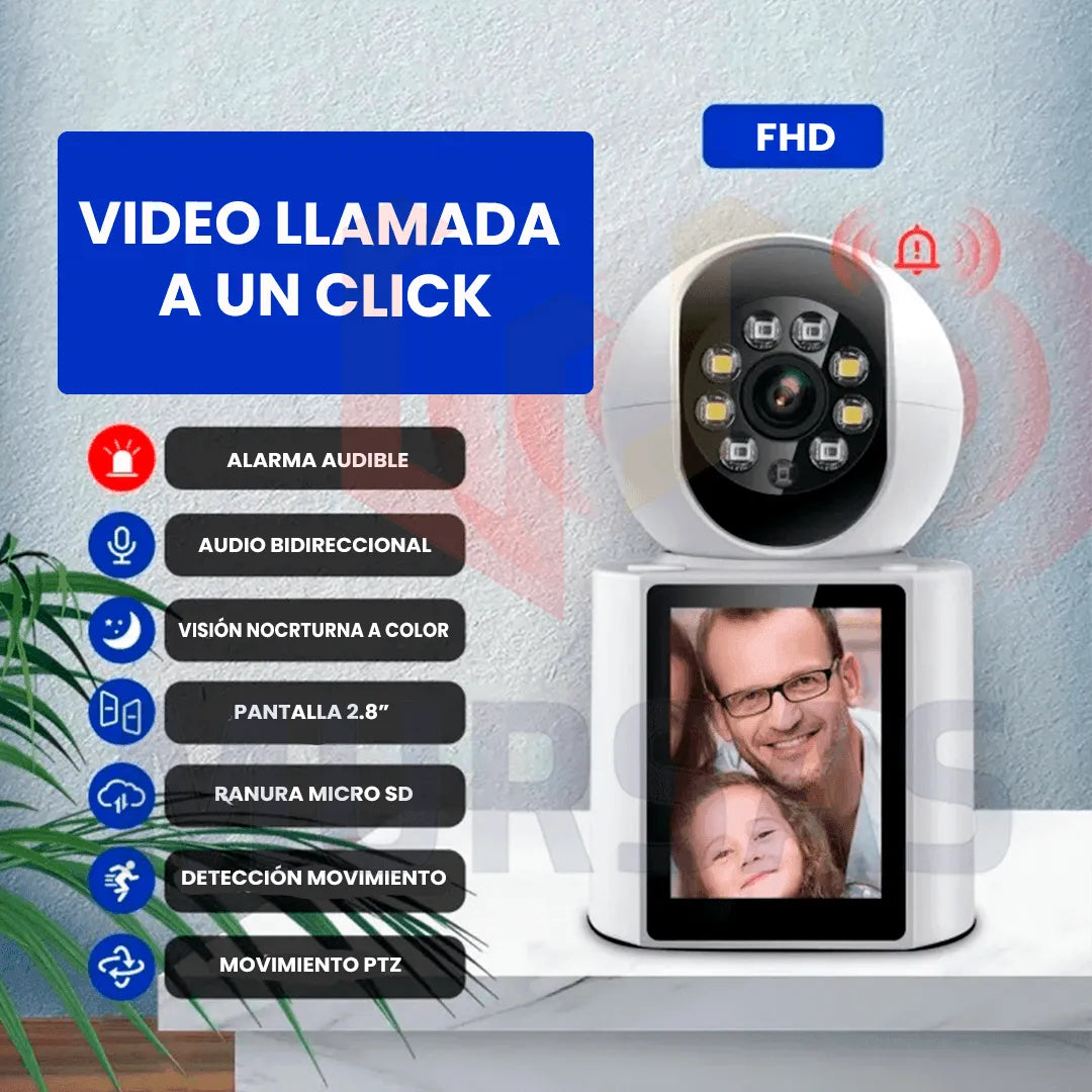 camara de seguridad wifi con videollamada