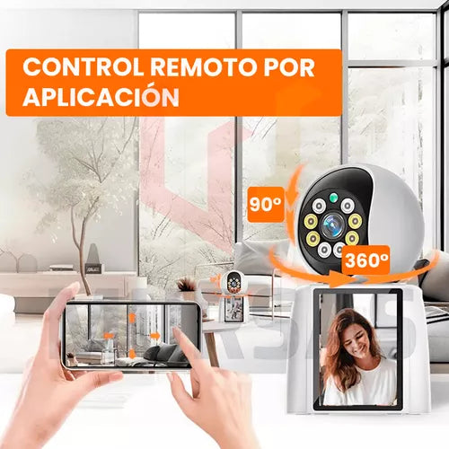 camara de seguridad wifi con videollamada