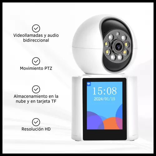 camara de seguridad wifi con videollamada