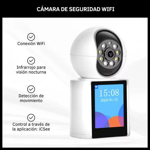 camara de seguridad wifi con videollamada