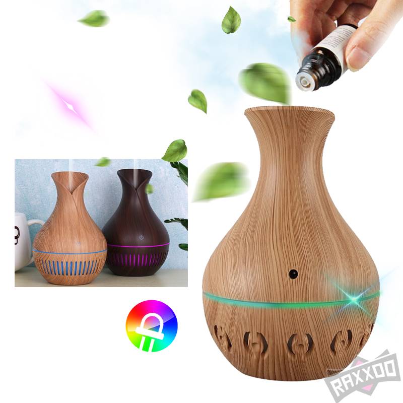 Humidificador difusor de aroma con luz led ultrasónico aromaterapia.