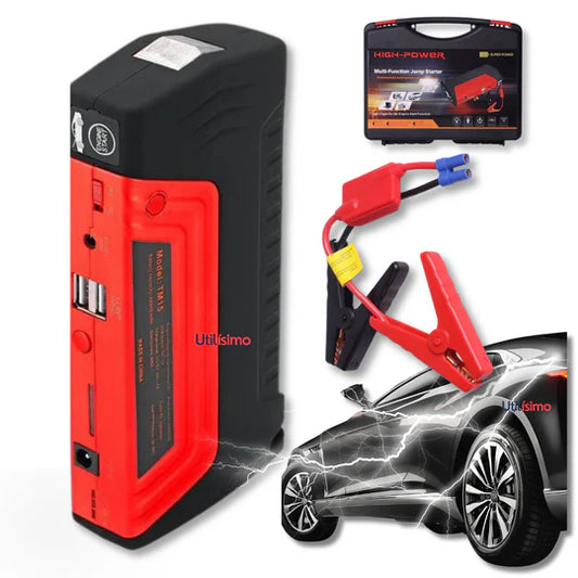 Partidor Bateria Auto Moto Recargable Usb Multifuncional 12V