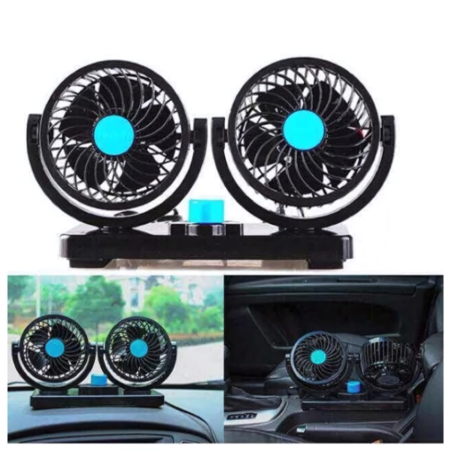 VENTILADOR DOBLE 360° PARA AUTO Y CAMIONETA 🔥🔥