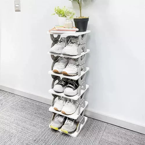 Zapatero Plegable 5 Niveles Organizador Estante Hogar