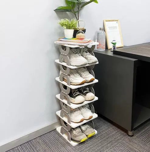 Zapatero Plegable 5 Niveles Organizador Estante Hogar