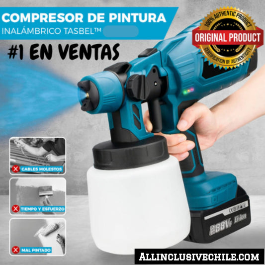 PISTOLA COMPRESOR DE PINTURA INALÁMBRICO TASBEL™ 220V