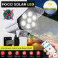 Foco Led Solar Tipo Camara+sensor De Movimiento